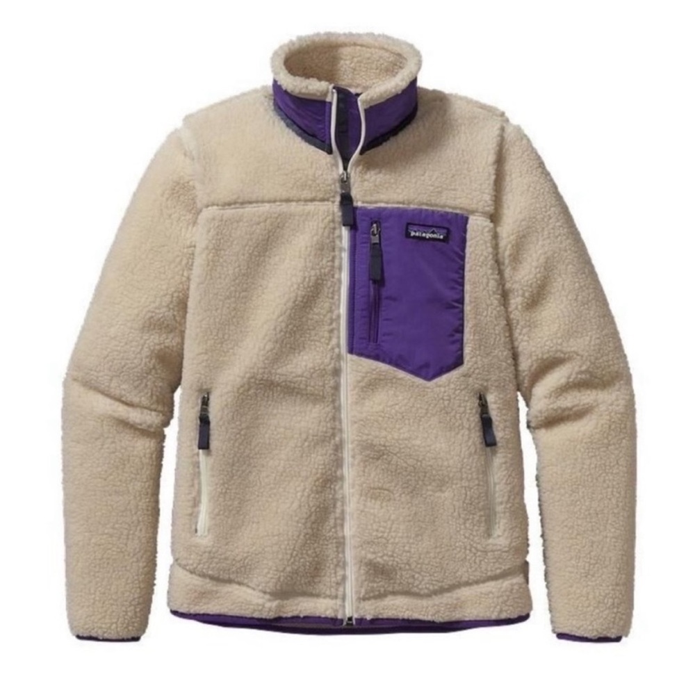 Sherpa Patagonia with purple detail